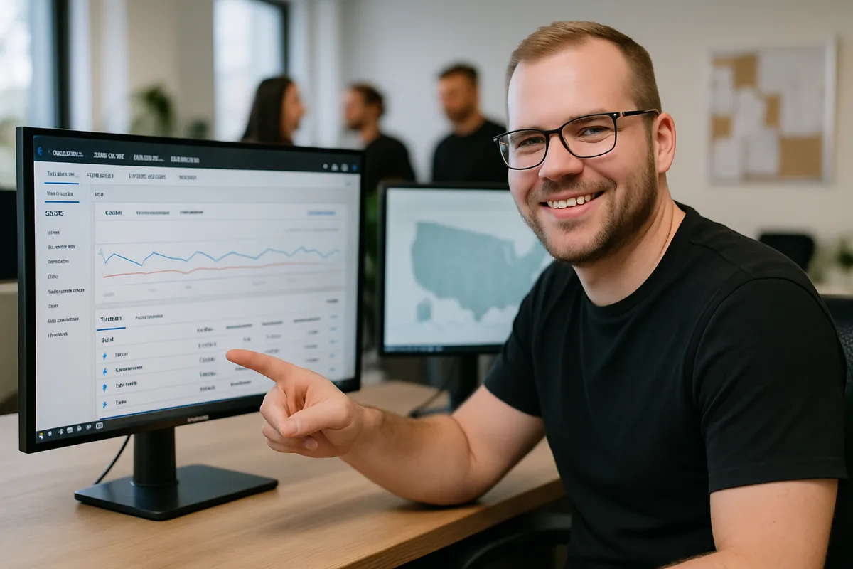 Rozhranie google ads kampane zobrazené na obrazovke počítača