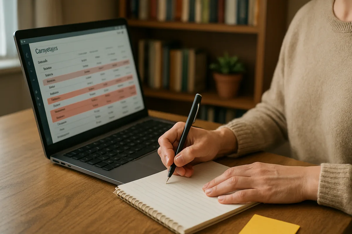 Zoznam problémových kampaní v google reklame na notebooku